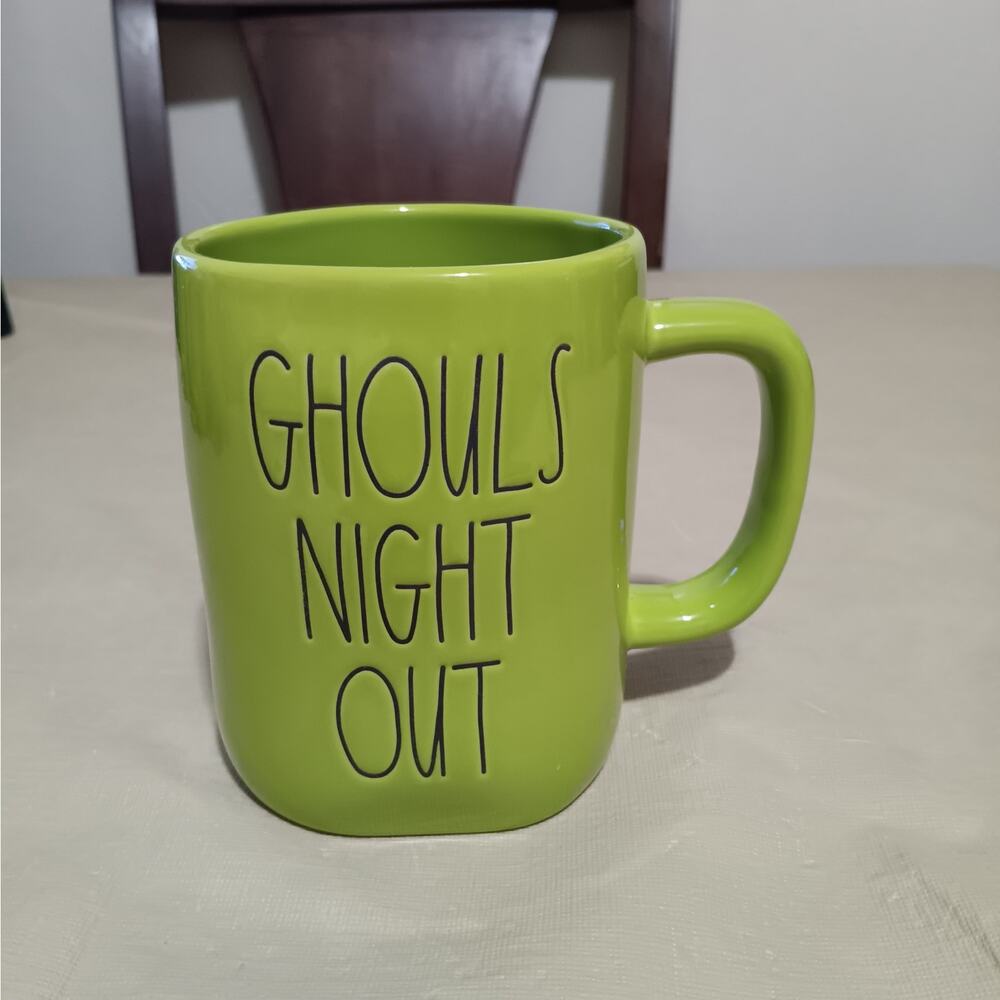 Rae Dunn Ghouls Night Out Halloween Ceramic Mug‎